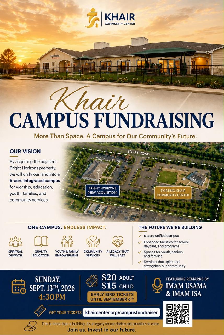Khair Campus Fundraising Flyer
