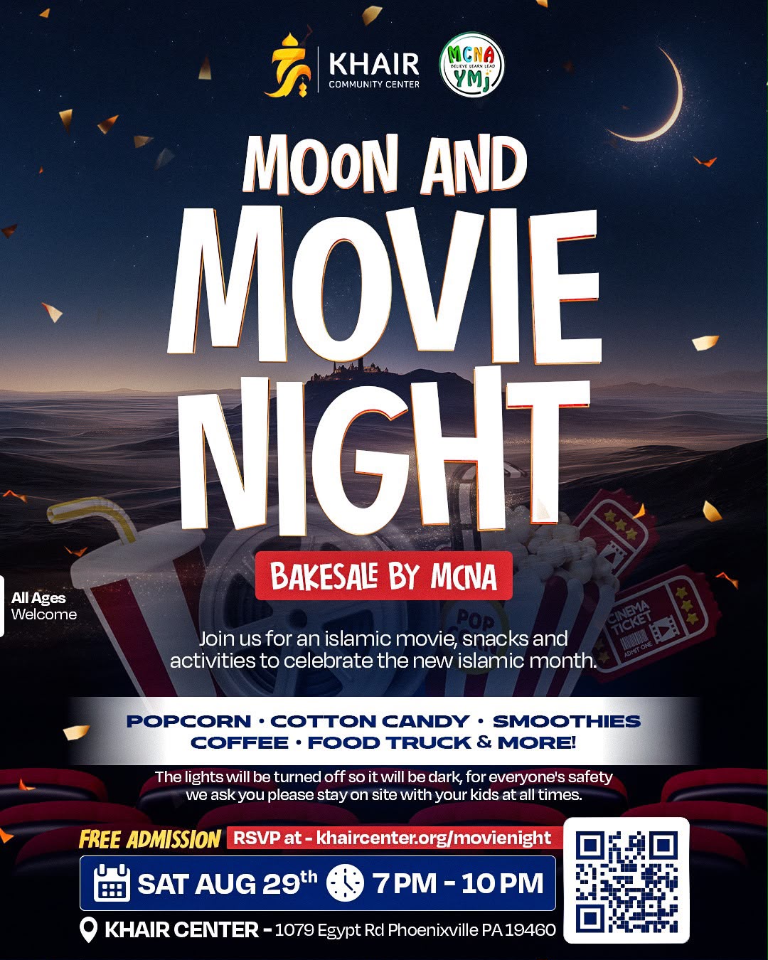 Khair Moon and Movie Night Official Flyer